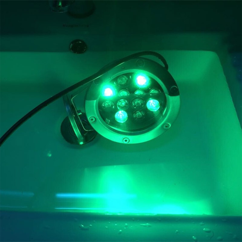 DMX512 Single Color RGB Color Changing IP68 Waterproof Rgb Led Underwater Light Swimming Pool Fountain Aquarium Fish Tank Pond Lamp